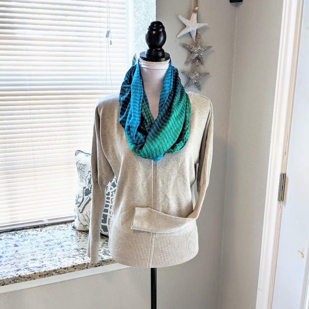 Gorgeous Cashmere Dolman V-Neck Sweater